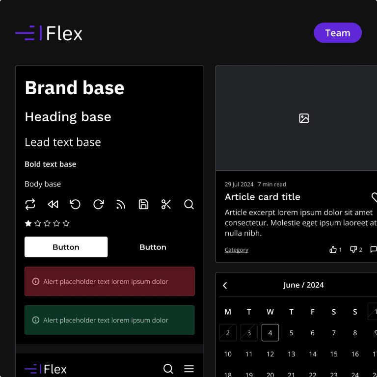 Team License - Flex Design System