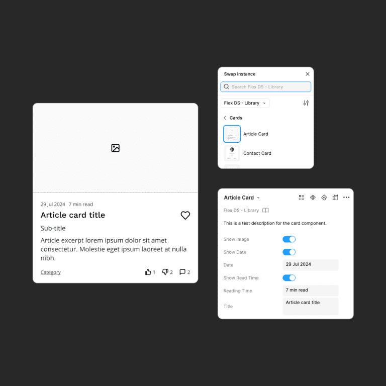 Component Properties & Overrides