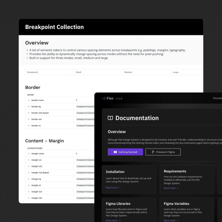 Online & Figma Documentation