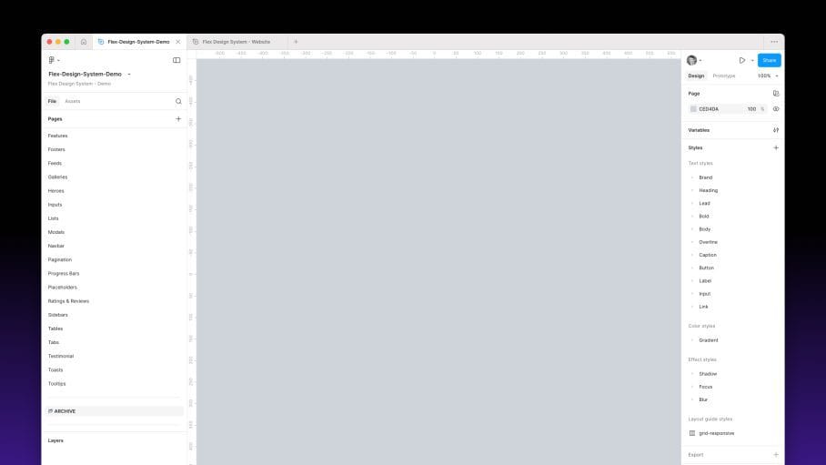 Diagram showing the process of importing a Figma file into Figma