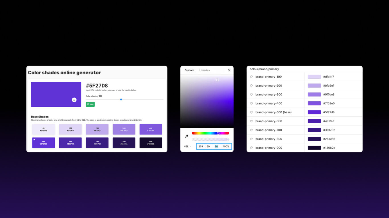 Flex Design System's structured colour system follows a familiar and scalable pattern.